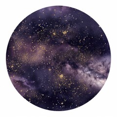 Wall Mural - cosmic galaxy starry night illustration
