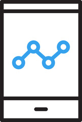 Poster - Smartphone and Graph Icon
