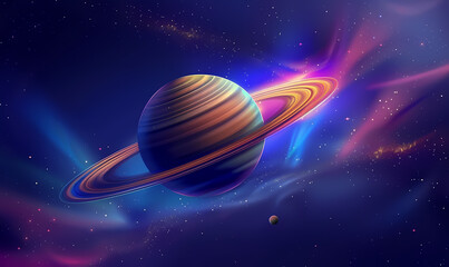 planet in space