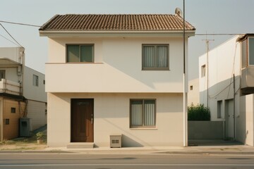 Wall Mural - Simple house architecture building plant.  Image by rawpixel.