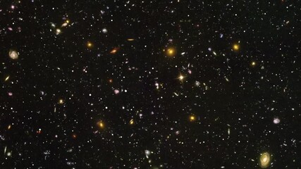 Wall Mural - moving through deep outer space. space exploration concept.