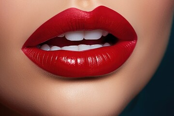 Poster - Lipstick cosmetics perfection medication.