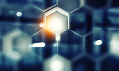 Poster - Innovative technologies image. Mixed media