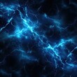 © Simon - Blue lightning storm, abstract night sky, electric energy, cosmic light, digital background, electric lightning, glowing blue energy