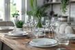© Valentin - Elegant Dining Table Set for a Cozy Gathering