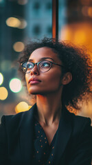 Wall Mural - Women's Entrepreneurship Day. a business woman. the girl works in the office