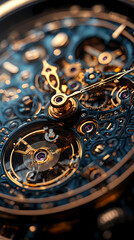 clock gear background and abstract . 3d, rendering, illustration