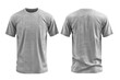 © Anjali - Grey t shirt mockup template for print design presentation.