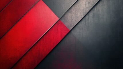 A striking abstract background with radiant red and deep black gradients, set against a brushed metal texture, giving a sleek and modern tech feel to the diagonal design.