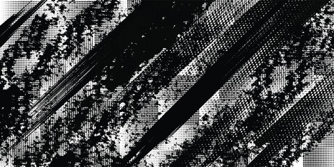 Wall Mural - Tire tread marks, wheel textures, tire marks - car racing, motocross, drift, rally, off-road and others. Vector black isolated texture in grunge style