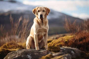 Sticker - Labrador animal mammal puppy.