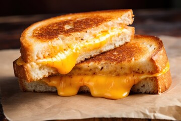 Canvas Print - Grilled cheese sandwich bread food breakfast.