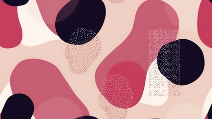 Seamless pattern with abstract doodle pattern.