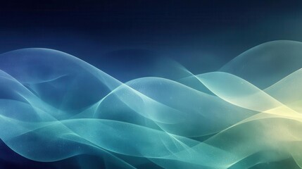 Wall Mural - dynamic abstract business background featuring flowing shapes in varying shades of blue and green symbolizing growth and innovation with a modern and professional aesthetic