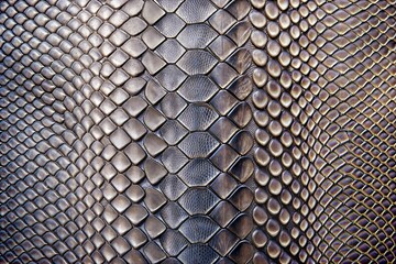 Wall Mural - intricate snake skin texture close-up