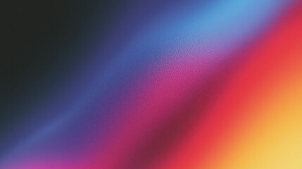 Wall Mural - vibrant abstract gradient waves blending hues of blue, pink, and orange, creating a dynamic visual i