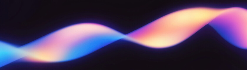 Wall Mural - a vibrant, flowing wave of colors showcasing a blend of blue, pink, and purple hues. perfect for bac