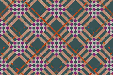 Vintage tartan seamless pattern design 