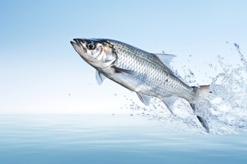 Canvas Print - Fresh fish seafood animal freshness.