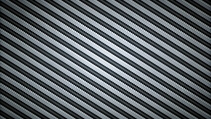 Canvas Print - grey pattern with black diagonal stripes