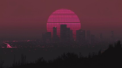 Infected cyberpunk HUD with abstract digital code overlay as a cyberpunk computer meltdown overlay with fragments of alien communication decryption.