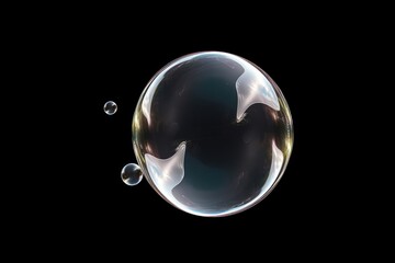 Poster - Isolated single bubble effect  by rawpixel