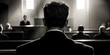 © Studio-FI - Male defendant in a courtroom in front of a judge concept