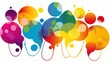 © buraratn - Colorful Abstract Bubbles and Circles Design