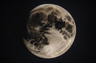 moon in the night