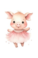 Canvas Print - Pig animal cartoon mammal.