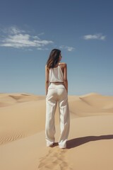 Wall Mural - desert standing outdoors walking.