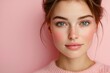 © Outkast - Portrait of a Young Woman with Freckles and Pink Blush