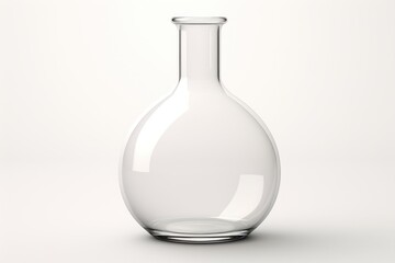 Wall Mural - Bottle glass vase jar bottle white background transparent.