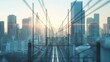 © ASoullife - Dynamic Urban Connectivity HighCapacity Electric Train Cables Transforming the Cityscape