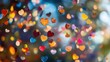 © Denisa - Small, shimmering heart shapes create a vibrant atmosphere during a joyful evening gathering