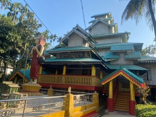 Buddhist temple in Ramu, Bangladesh