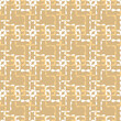 © Miroslava - Monochrome abstract seamless vector pattern with stylised flower petals in retro style. Decorative geometric floral grid texture for wallpaper, home decor, fashion fabrics and prints.