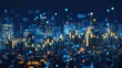 © Sataporn - Surreal Cityscape with Futuristic Security and Trust Management Interfaces