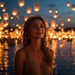 Loy Krathong & Yi Peng Festival: Floating Lantern Release in Chiang Mai, Thailand