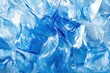 © SKIMP Art - Abstract blue ice texture, glossy, close-up, hyperrealistic oil painting style Generative AI