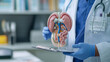 © ImageKing - The doctor used a model of the male body to show how the urinary system works. The model had labels, and the doctor pointed to each part and explained how they help us pee.