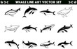 © dizayin - Whale Outline Silhouette in Vector Format