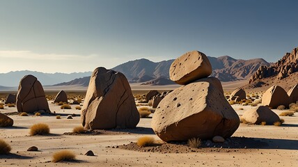 rocks in the area