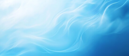 Wall Mural - sky blue banner with smooth texture for minimalistic design