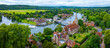 © Alexey Fedorenko - Aerial view of Marlow,a town and civil parish within the Unitary Authority of Buckinghamshire, England