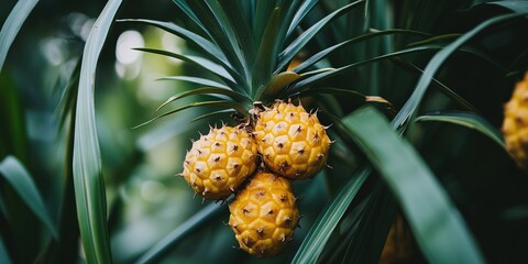 hala fruit growing from plant 