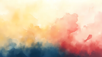 Wall Mural - Abstract watercolor background. Textured Canvas. Illustration