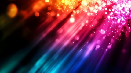 Canvas Print - neon lights background