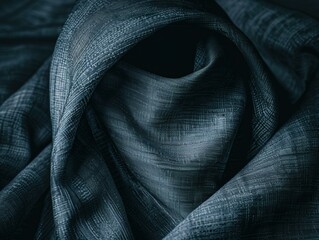 Canvas Print - A close-up of a textured fabric. AI.