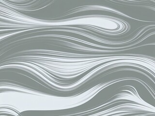 Wall Mural - a photo of a textured design with flowing, wavy patterns in shades of white and light gray.